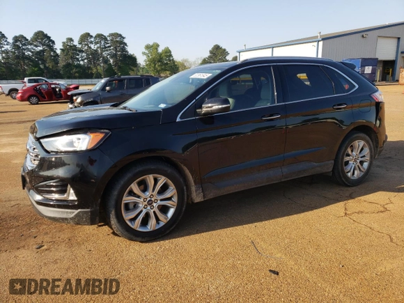 2020 Ford Edge Titanium с VIN 2FMPK3K90LBB63624, выставлен на аукционе Copart как лот 55143825 с пробегом 105 394 миль миль и Списание • Salvage title. История ставок и продаж доступна на DreamBid. Изображение 1.