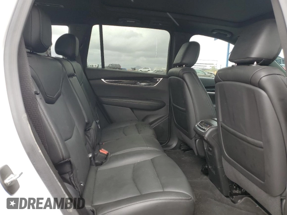 2022 Cadillac XT6 Premium Luxury with VIN 1GYKPCRS6NZ127584, listed as a Copart auction lot 48429085 with 24,994 mi miles and Salvage Title. Bid and sale history available at carsss.com. Image 10.