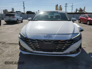 2021 Hyundai Elantra Limited with VIN 5NPLP4AG5MH010267, listed as a Copart auction lot 50348225 with 18,085 mi miles and Salvage Title. Bid and sale history available at DreamBid. Image 5.