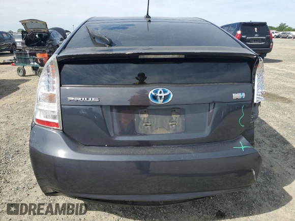 2010 Toyota Prius II with VIN JTDKN3DU7A0245310, listed as a Copart auction lot 52995295 with 178,424 mi miles and Salvage Title. Bid and sale history available at carsss.com. Image 6.