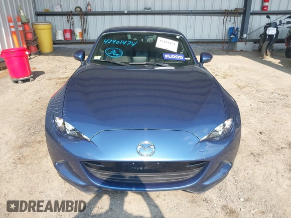 2018 Mazda MX-5 Miata Grand Touring with VIN JM1NDAM71J0201351, listed as a IAAI auction lot 42401474 with 96,054 mi miles and . Bid and sale history available at DreamBid. Image 6.