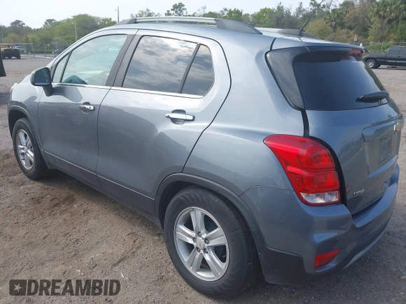 2019 Chevrolet Trax LT with VIN KL7CJLSB4KB930837, listed as a IAAI auction lot 41876909 with 90,193 mi miles and . Bid and sale history available at carsss.com. Image 3.