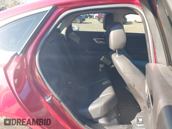 2018 Jaguar XF 25t Premium with VIN SAJBJ4FX1JCY55244, listed as a IAAI auction lot 41123344 with 57,373 mi miles. Bid and sale history available at carsss.com. Image 8.