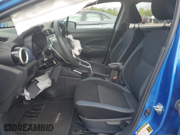 2023 Nissan Versa SV with VIN 3N1CN8EV2PL827659, listed as a Copart auction lot 55775185 with 48,024 mi miles and Salvage title. Bid and sale history available at DreamBid. Image 7.