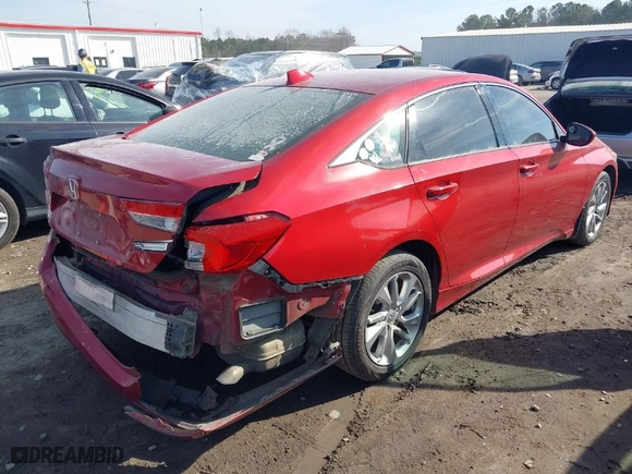 2018 Honda Accord Sedan LX 1.5T with VIN 1HGCV1F14JA017661, listed as a IAAI auction lot 41649632 with 102,351 mi miles. Bid and sale history available at carsss.com. Image 4.