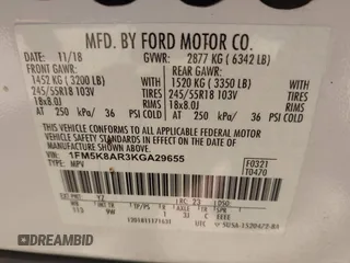2019 Ford Police Interceptor Utility с VIN 1FM5K8AR3KGA29655, выставлен на аукционе IAAI как лот 42337107 с пробегом 136 729 миль миль и . История ставок и продаж доступна на DreamBid. Изображение 9.
