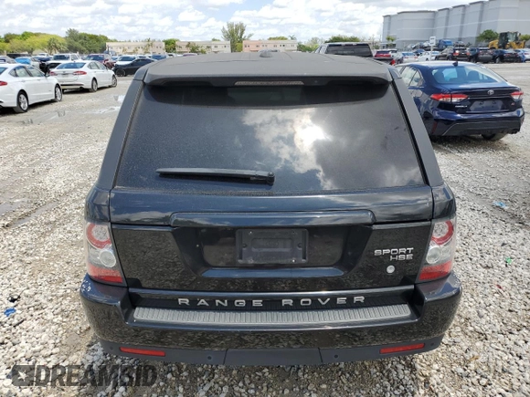 2010 Land Rover Range Rover Sport HSE Lux with VIN SALSK2D41AA250377, listed as a Copart auction lot 56965785 with 190,673 mi miles and Clean title. Bid and sale history available at DreamBid. Image 6.