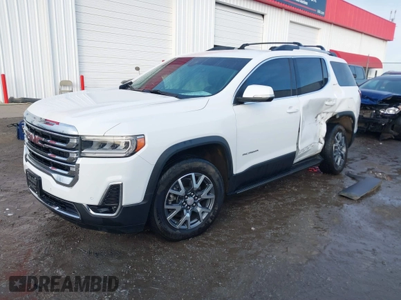 2023 GMC Acadia SLT with VIN 1GKKNMLS0PZ212549, listed as a IAAI auction lot 41371189 with 26,805 mi miles and . Bid and sale history available at DreamBid. Image 2.