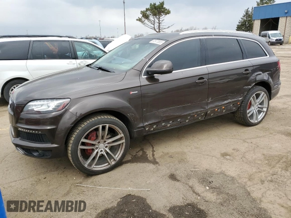2012 Audi Q7 3.0T S line Prestige with VIN WA1DGBFE5CD003267, listed as a Copart auction lot 50973885 with 154,625 mi miles and Clean Title. Bid and sale history available at carsss.com. Image 1.