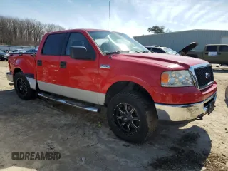 2006 Ford F-150 XLT with VIN 1FTPW04586KD74971, listed as a Copart auction lot 45681195 with 164,630 mi miles and Salvage Title. Bid and sale history available at carsss.com. Image 4.