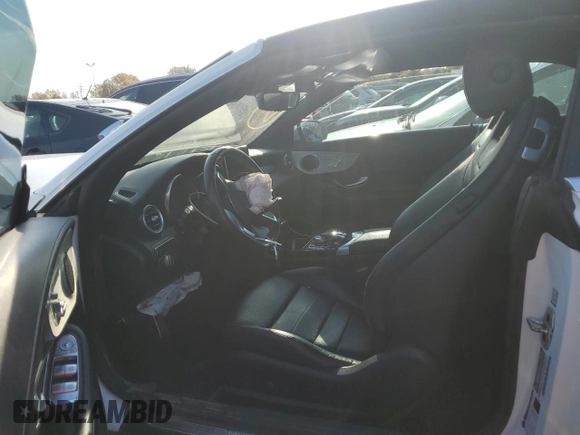 2017 Mercedes-Benz C 300 with VIN WDDWK4JB2HF541089, listed as a Copart auction lot 77261584 with 84,436 mi miles and Salvage Title. Bid and sale history available at DreamBid. Image 7.