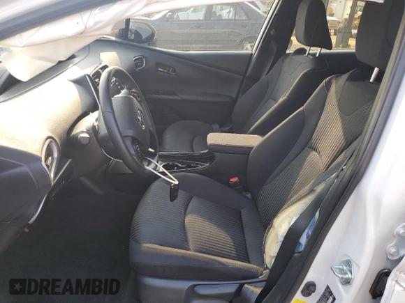 2021 Toyota Prius LE with VIN JTDKAMFP3M3175140, listed as a Copart auction lot 59325875 with 34,798 mi miles and Salvage title. Bid and sale history available at DreamBid. Image 7.