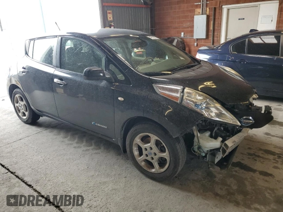 2011 Nissan LEAF SL-e with VIN JN1AZ0CP0BT008767, listed as a Copart auction lot 49310855 with 125,719 mi miles and Salvage Title. Bid and sale history available at carsss.com. Image 4.