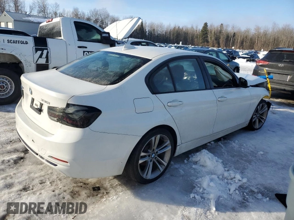 2017 BMW 3 Series 330i xDrive with VIN WBA8D9G57HNU58479, listed as a Copart auction lot 45282765 with Not Provided miles and Salvage Title. Bid and sale history available at carsss.com. Image 3.