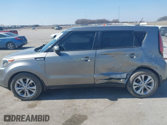 2015 Kia Soul + with VIN KNDJP3A53F7165066, listed as a IAAI auction lot 41790238 with 98,569 mi miles and . Bid and sale history available at DreamBid. Image 14.