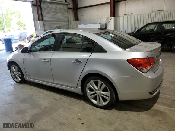 2015 Chevrolet Cruze LTZ with VIN 1G1PG5SB3F7285694, listed as a Copart auction lot 51697335 with 123,300 mi miles and Salvage Title. Bid and sale history available at carsss.com. Image 2.