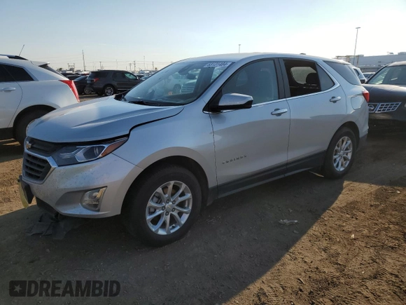 2021 Chevrolet Equinox LT with VIN 2GNAXUEV2M6125369, listed as a Copart auction lot 63131484 with 77,168 mi miles and Salvage title. Bid and sale history available at DreamBid. Image 1.