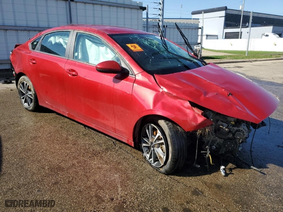 2024 Kia Forte LXS with VIN 3KPF24AD6RE713471, listed as a Copart auction lot 52119125 with 0 mi miles and Non Repairable. Bid and sale history available at carsss.com. Image 4.