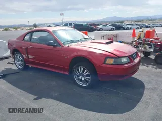 2003 Ford Mustang GT Deluxe with VIN 1FAFP42X43F363173, listed as a IAAI auction lot 42086161 with 103,828 mi miles. Bid and sale history available at carsss.com. Image 1.
