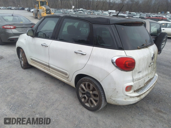 2014 FIAT 500L Lounge with VIN ZFBCFACH9EZ004072, listed as a IAAI auction lot 41205641 with 109,394 mi miles and . Bid and sale history available at DreamBid. Image 3.