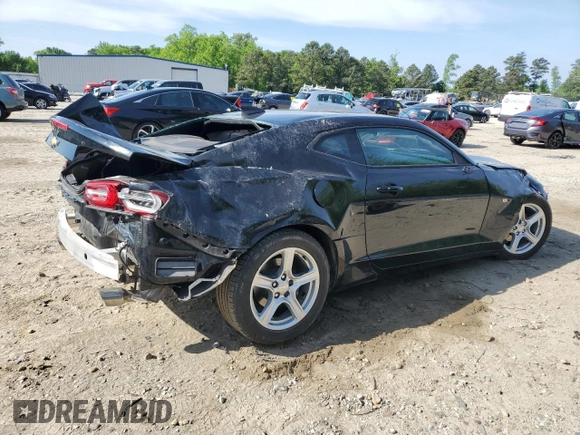2022 Chevrolet Camaro 1LT with VIN 1G1FB1RX8N0120798, listed as a Copart auction lot 54419625 with 25,857 mi miles and Salvage title. Bid and sale history available at DreamBid. Image 3.