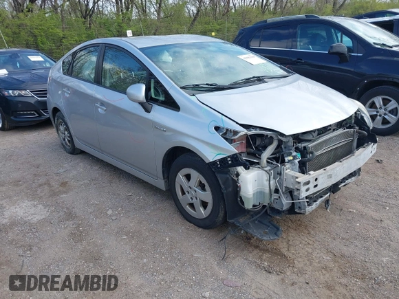 2011 Toyota Prius I with VIN JTDKN3DU9B0268301, listed as a IAAI auction lot 41983104 with 172,883 mi miles. Bid and sale history available at carsss.com. Image 1.