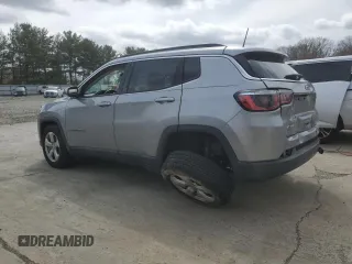 2018 Jeep Compass Latitude with VIN 3C4NJDBBXJT230562, listed as a Copart auction lot 51634095 with 74,464 mi miles and Salvage Title. Bid and sale history available at carsss.com. Image 2.