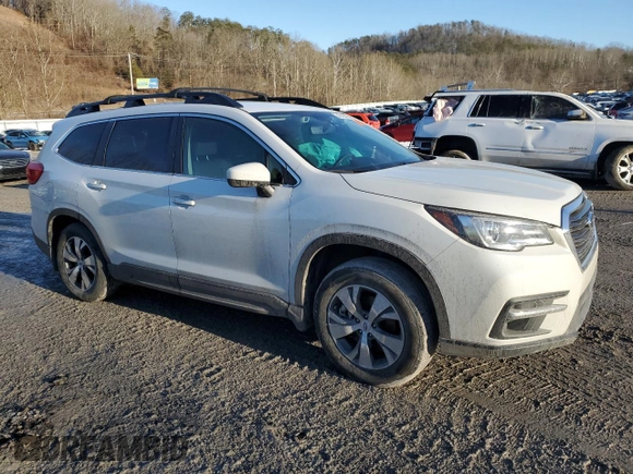2021 Subaru Ascent Premium with VIN 4S4WMAFD3M3457397, listed as a Copart auction lot 42195465 with 43,521 mi miles and Salvage Title. Bid and sale history available at carsss.com. Image 4.