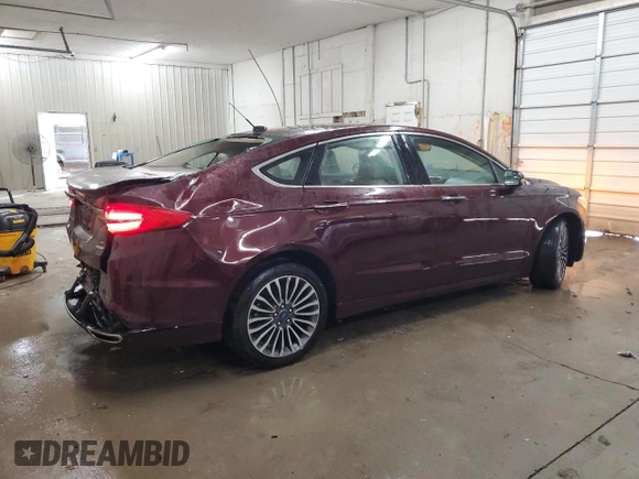 2017 Ford Fusion SE with VIN 3FA6P0H99HR187829, listed as a Copart auction lot 60125735 with 62,492 mi miles and Salvage title. Bid and sale history available at DreamBid. Image 3.