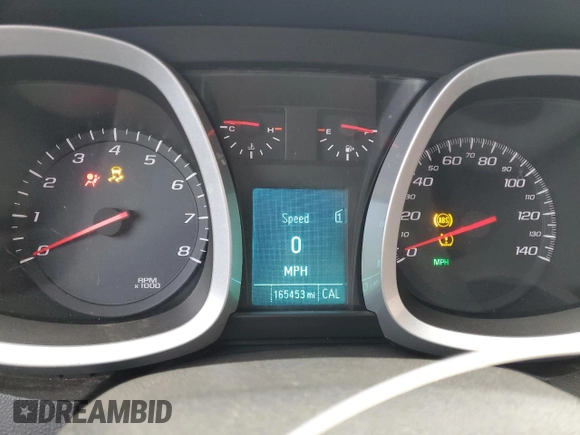 2012 Chevrolet Equinox LT w/2LT with VIN 2GNFLNEK3C6249825, listed as a Copart auction lot 48503165 with 165,453 mi miles and Salvage Title. Bid and sale history available at carsss.com. Image 9.