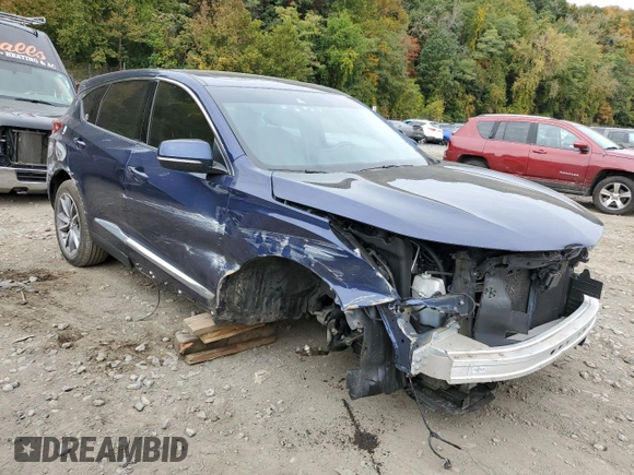 2019 Acura RDX w/Technology Pkg with VIN 5J8TC2H55KL034616, listed as a Copart auction lot 72599233 with 68,144 mi miles. Bid and sale history available at carsss.com. Image 4.