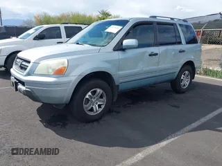 2003 Honda Pilot EX with VIN 2HKYF184X3H514170, listed as a IAAI auction lot 41678184 with 153,504 mi miles. Bid and sale history available at carsss.com. Image 2.