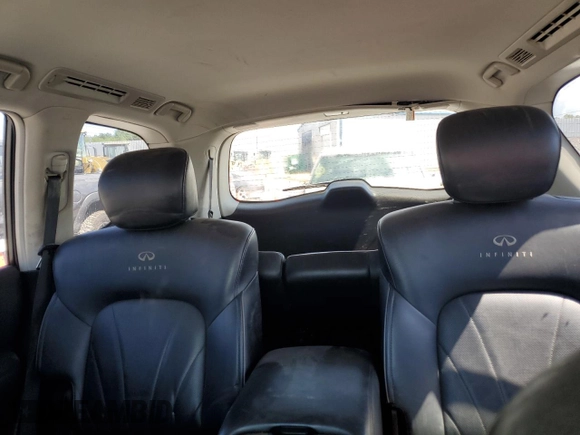 2011 Infiniti QX56 7-passenger with VIN JN8AZ2NE7B9006858, listed as a Copart auction lot 72564294 with 207,325 mi miles and Salvage Title. Bid and sale history available at carsss.com. Image 10.