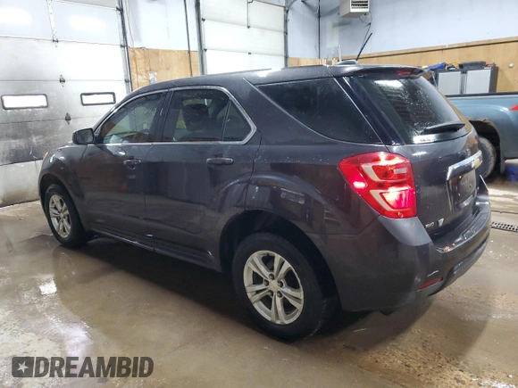 2016 Chevrolet Equinox LS with VIN 2GNFLEEK1G6339643, listed as a Copart auction lot 49295535 with 121,620 mi miles and Clean Title. Bid and sale history available at DreamBid. Image 2.