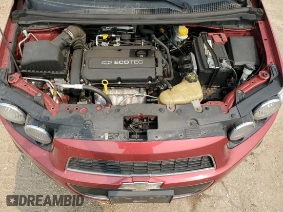 2012 Chevrolet Sonic LTZ with VIN 1G1JE6SH7C4111176, listed as a Copart auction lot 59002575 with 116,640 mi miles and Salvage title. Bid and sale history available at DreamBid. Image 11.