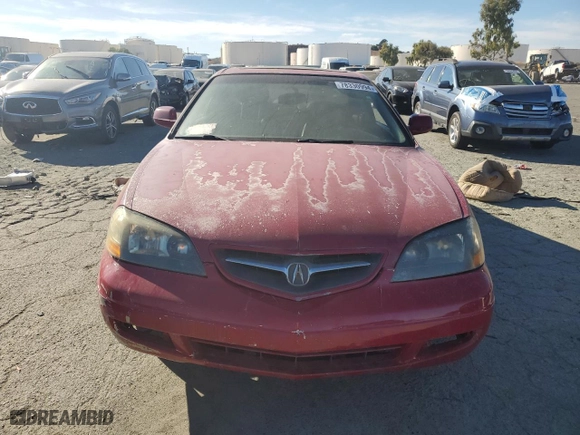 2003 Acura CL Type S with VIN 19UYA42633A009297, listed as a Copart auction lot 78330994 with 109752 miles and Salvage Title. Bid and sale history available at carsss.com. Image 5.