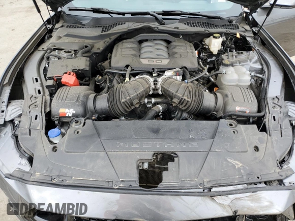 2024 Ford Mustang GT with VIN 1FA6P8CF2R5411295, listed as a Copart auction lot 54586825 with 12,307 mi miles and Salvage Title. Bid and sale history available at carsss.com. Image 11.