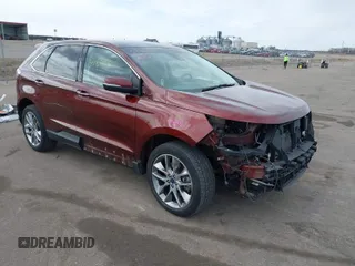 2016 Ford Edge Titanium with VIN 2FMPK4K86GBB31442, listed as a IAAI auction lot 41854898 with 79,599 mi miles. Bid and sale history available at carsss.com. Image 1.