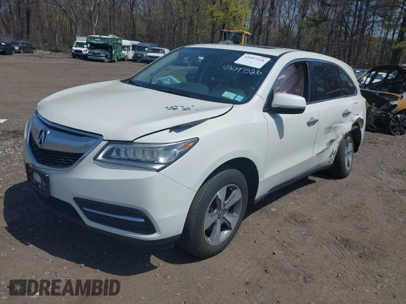 2014 Acura MDX with VIN 5FRYD4H20EB013598, listed as a IAAI auction lot 42097526 with 74,645 mi miles and . Bid and sale history available at DreamBid. Image 2.