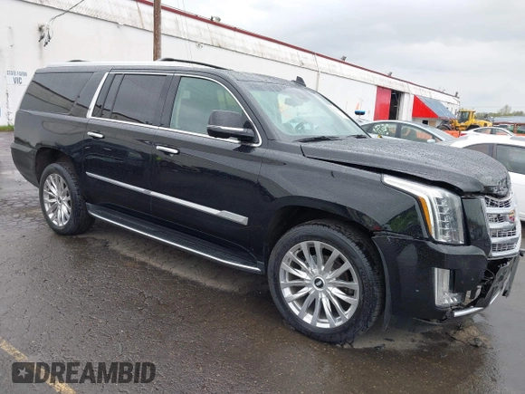 2018 Cadillac Escalade ESV Luxury z VIN 1GYS4HKJ2JR179215, wystawiony jako IAAI lot #41969880 z przebiegiem 45 262 mil mil oraz . Historia ofert i sprzedaży dostępna na DreamBid. Obrazek 1.