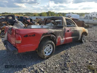 2003 Dodge Dakota with VIN 1D7GG16X23S267062, listed as a Copart auction lot 71924784 with 0 mi miles and Salvage Title. Bid and sale history available at carsss.com. Image 3.