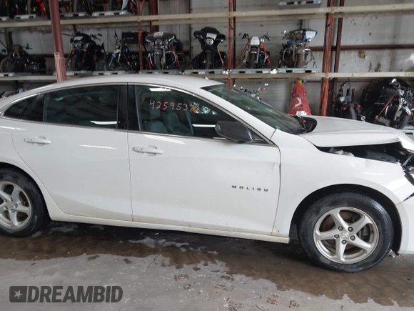 2016 Chevrolet Malibu LS with VIN 1G1ZB5STXGF299468, listed as a IAAI auction lot 42595372 with 136,690 mi miles and . Bid and sale history available at DreamBid. Image 13.