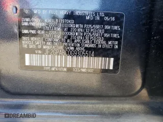 2016 Subaru Crosstrek Premium with VIN JF2GPABC0G9305514, listed as a Copart auction lot 83912394 with 116,380 mi miles and Salvage Title. Bid and sale history available at carsss.com. Image 12.