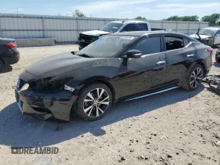 2018 Nissan Maxima SL z VIN 1N4AA6AP6JC391144, wystawiony jako Copart lot #56498155 z przebiegiem Nie podano mil oraz Szkoda całkowita • Salvage title. Historia ofert i sprzedaży dostępna na DreamBid. Obrazek 1.