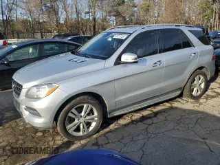 2014 Mercedes-Benz M ML 350 with VIN 4JGDA5JB6EA286414, listed as a Copart auction lot 45211705 with 165,043 mi miles and Salvage Title. Bid and sale history available at carsss.com. Image 1.
