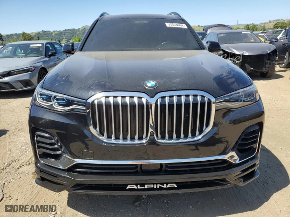2022 BMW X7 ALPINA XB7 with VIN 5UXCX6C12N9K10388, listed as a Copart auction lot 53538064 with 34,939 mi miles and Salvage Title. Bid and sale history available at carsss.com. Image 5.