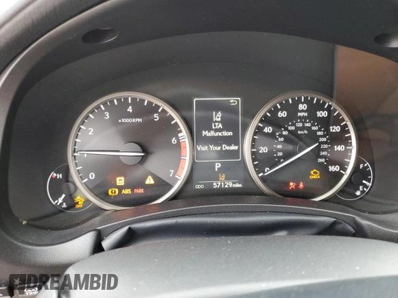 2021 Lexus NX 300 with VIN JTJDARBZ6M2184303, listed as a Copart auction lot 59742115 with 57,129 mi miles and Salvage title. Bid and sale history available at DreamBid. Image 9.