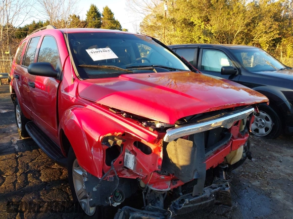 2004 Dodge Durango SXT with VIN 1D4HD38N84F229718, listed as a IAAI auction lot 41091503 with 217,916 mi miles and . Bid and sale history available at DreamBid. Image 1.