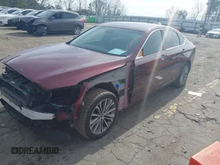 2015 Hyundai Genesis 3.8L with VIN KMHGN4JE0FU043557, listed as a IAAI auction lot 41599737 with 97,815 mi miles. Bid and sale history available at carsss.com. Image 19.