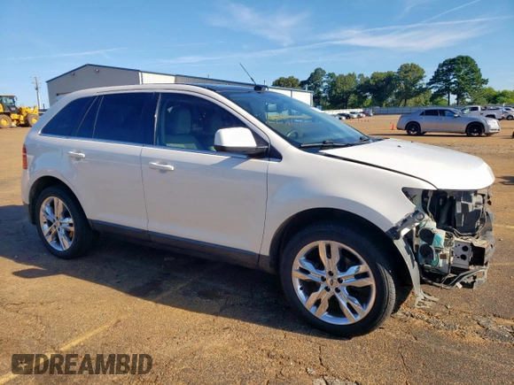2011 Ford Edge Limited with VIN 2FMDK3KC6BBA34087, listed as a Copart auction lot 62567215 with 219,552 mi miles and Salvage title. Bid and sale history available at DreamBid. Image 4.